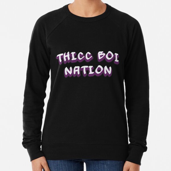 Thicc Boi Nation Hoodies Sweatshirts for Sale Redbubble