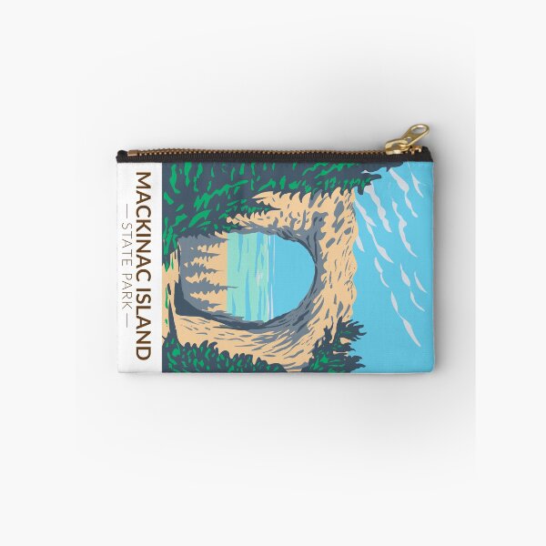 Item preview, Mackinac Island State Park Michigan Arch Rock Vintage designed and sold by KrisSidDesigns.