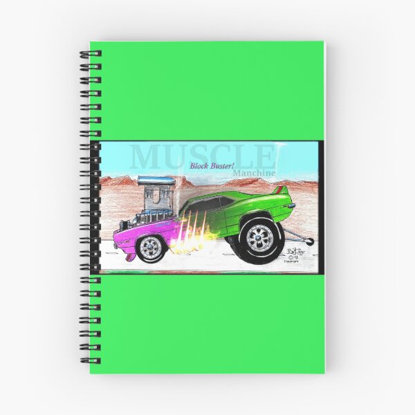 Item preview,   Muscle  Car  //  Manchines             /      The Big Block Buster! designed and sold by Imagin8er.