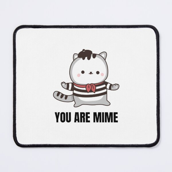 Item preview, You are mime- funny cat mime- graphic design designed and sold by josephsteez.