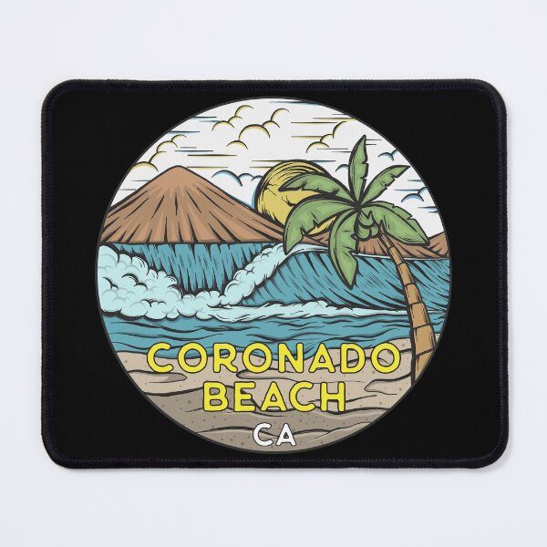 Item preview, Coronado Beach California Vintage designed and sold by KrisSidDesigns.