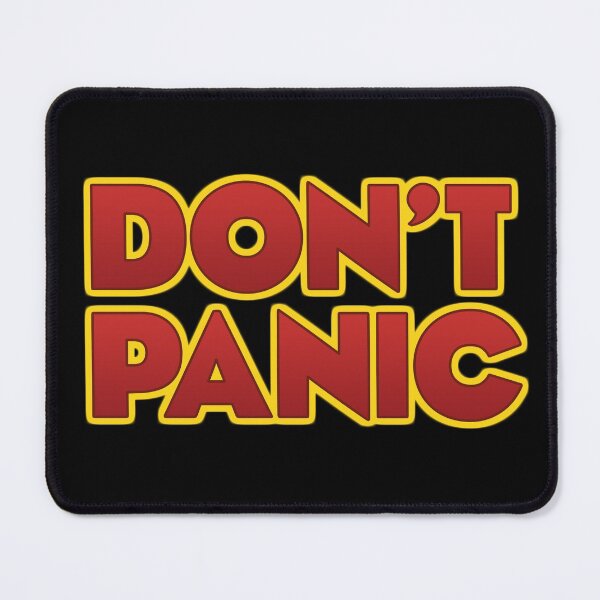 Item preview, Two words: Don't Panic designed and sold by TeamPineapple.