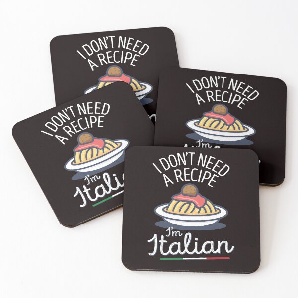 Item preview, i don't need a recipe i'm italian designed and sold by justplainwords.
