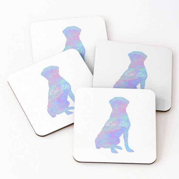 Item preview, Lab Life Rainbow Pastel Labrador Sitting designed and sold by Ashley Gagnon.