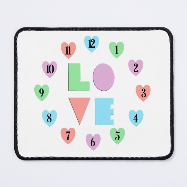 Item preview, Love Heart Clock designed and sold by articlave.