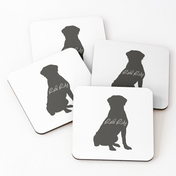 Item preview,  Lab Life Black Labrador Sitting designed and sold by Ashley Gagnon.