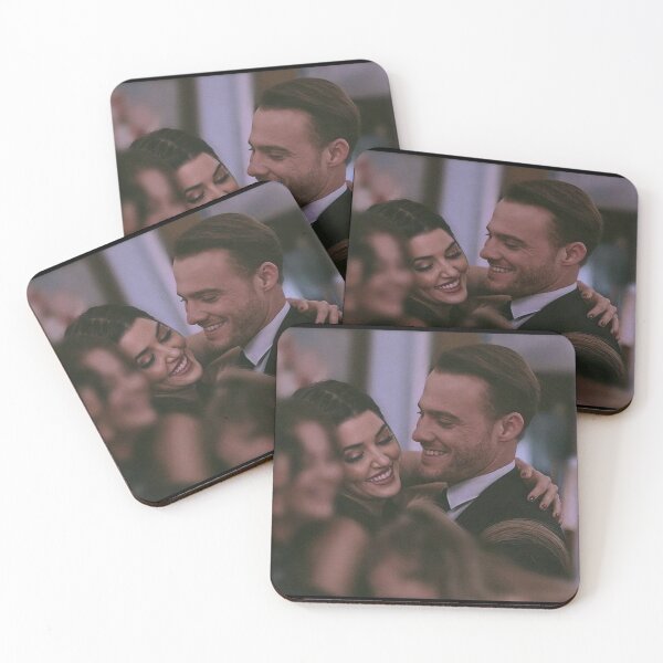Item preview, Sen Çal Kapımı Sticker You Knock On My Door Eda and Serkan Hande Erçel Kerem Bürsin Bolat Yıldız  designed and sold by shootingmoon.