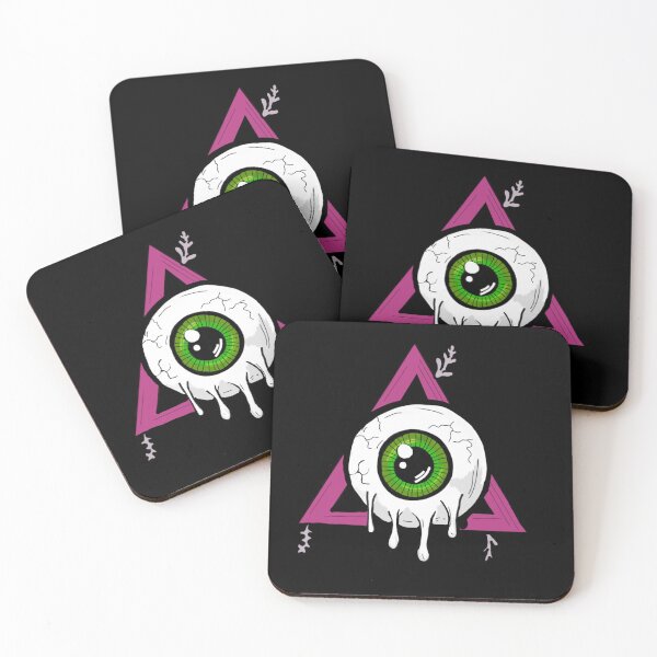 Item preview, Melting Green and pink all seeing eye designed and sold by DemonicGloom.