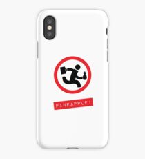 Chuck TV show "Pineapple!" white phone case iPhone Case