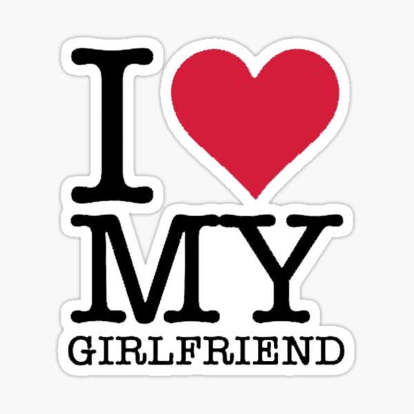  I Love-My-GF-Girlfriend Heart Gifts Mens Boys Stretch