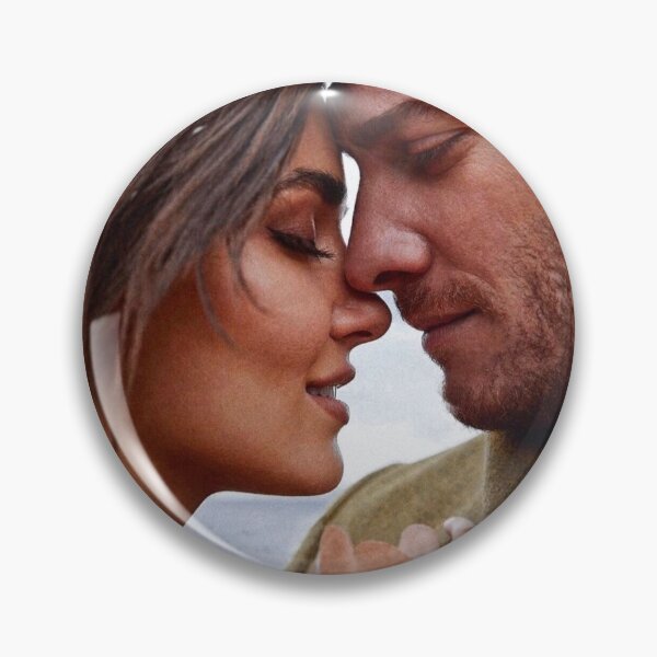 Item preview, Sen Çal Kapımı Sticker You Knock On My Door Eda and Serkan Hande Erçel Kerem Bürsin Bolat Yıldız  designed and sold by shootingmoon.