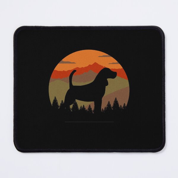 Item preview, Vintage Sky Mountains Country Wilderness Beagle Dog Gift  designed and sold by Guarddogdrive.