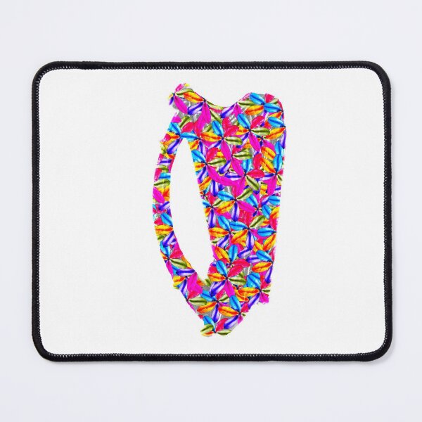 Item preview, Irish Floral Celtic Harp designed and sold by articlave.
