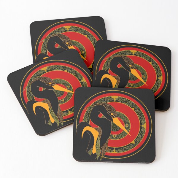 Item preview, Maldivian traditional lacquer art grey heron designed and sold by Ahudraws.