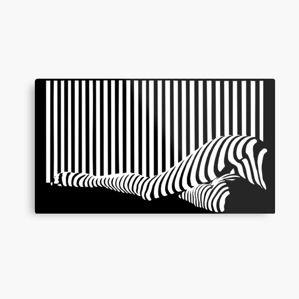 BLACK&WHITE Metal Print