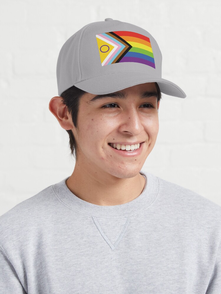 Alternate view of Intersex Inclusive Pride Flag Design Cap