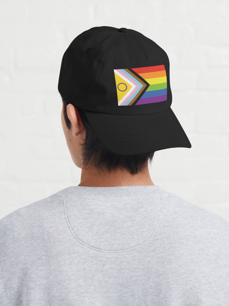 Alternate view of Intersex Inclusive Pride Flag Design Cap