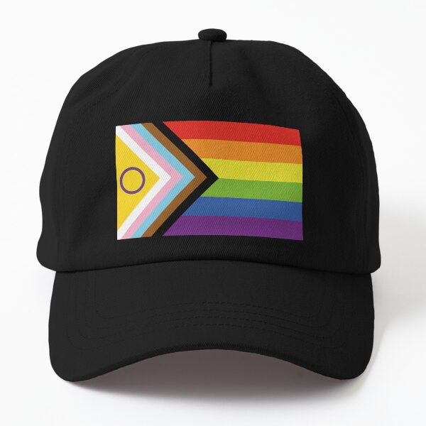 Intersex Inclusive Pride Flag Design Dad Hat