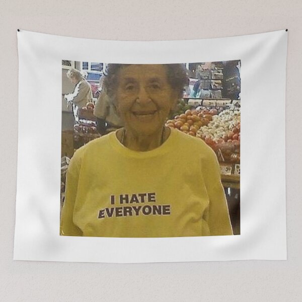 Item preview, "I Hate Everyone" Grandma designed and sold by krausetrades.