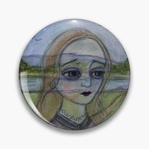 Item preview, The Ghost on the River Blue, Haunted Victorian Portrait designed and sold by debrastyer.
