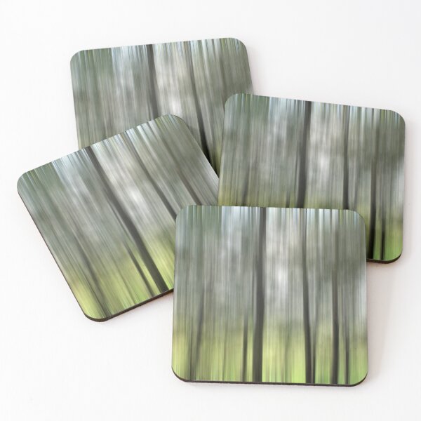 Item preview, Wood for the trees. Abstract photograph blurred designed and sold by cofiant.