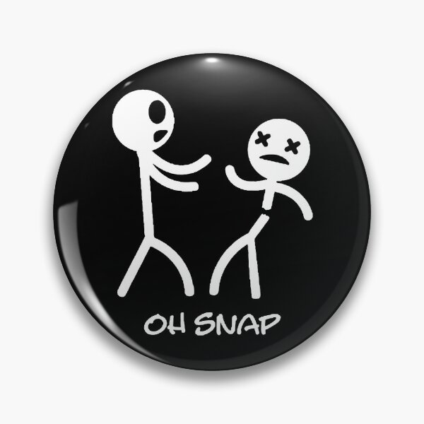 Artikelvorschau, Oh Snap Strichmännchen Stickman Doodle Scribble gedruckt lustig entworfen und verkauft von DibbaDesigns.