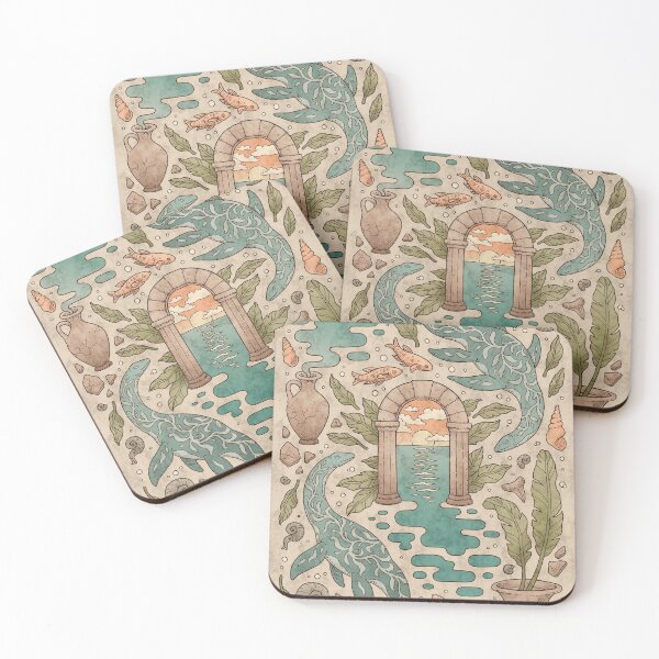 Item preview, Paradise Panthalassa | Natural History Ocean Fantasy Art designed and sold by OMEGAFAUNA.