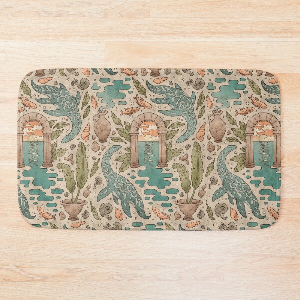 Item preview, Paradise Panthalassa | Natural History Ocean Fantasy Art designed and sold by OMEGAFAUNA.
