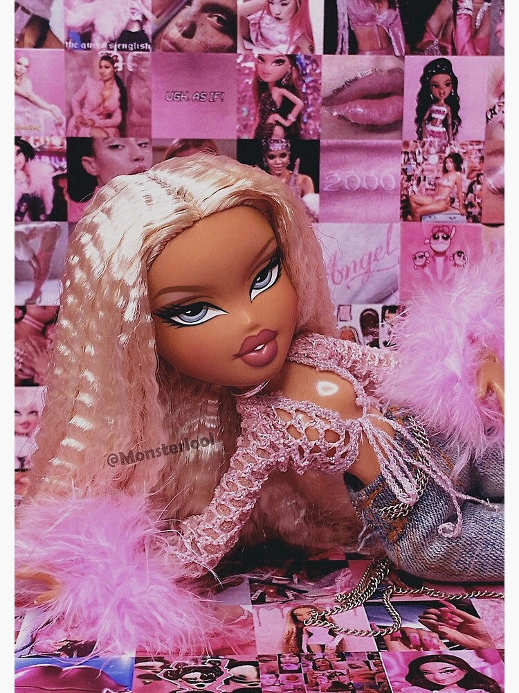 Y2k Aesthetic Pink Bratz Doll Spiral Notebook by Price Kevin