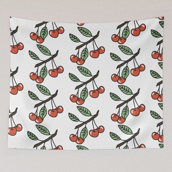 Item preview, Just a sweet little branch of cherries designed and sold by MeandTlcArt.