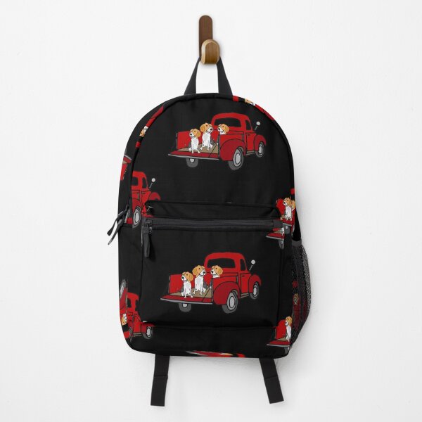 Item preview, Funny Beagle Dogs in Red Pickup Truck designed and sold by Nature's Fancy.