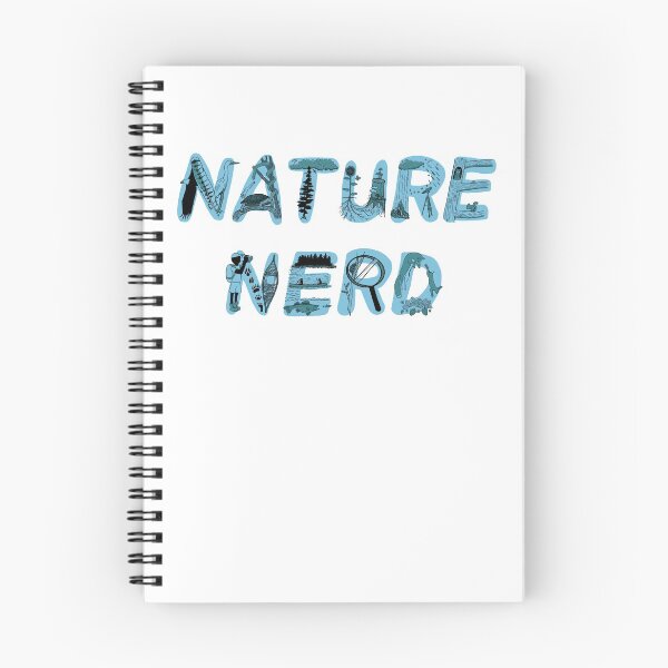 Item preview, Nature Nerd - Blue & White designed and sold by EcoElsa.