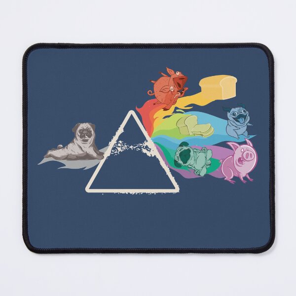 Item preview, Funny Pug, Dog Pig Loaf of Bread, Cute Pug Dog Rainbow Prism Pug Loaf Spectrum Parody designed and sold by Ransyn Art.