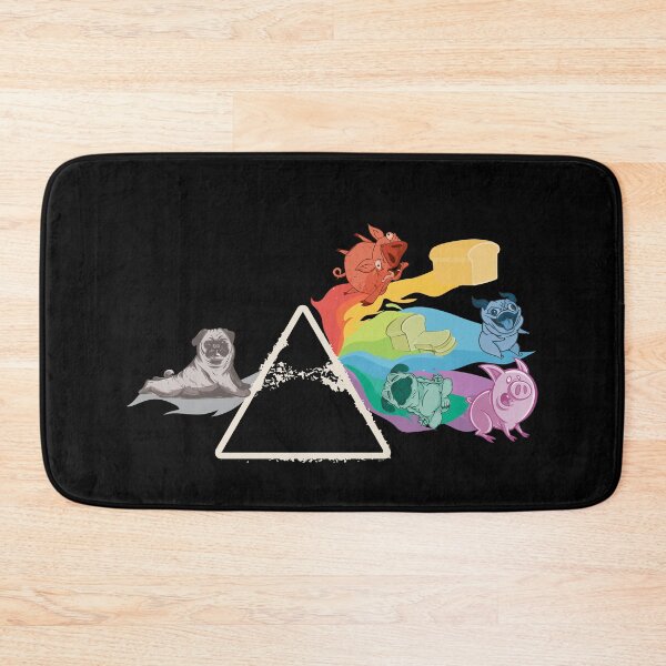 Item preview, Funny Pug, Dog Pig Loaf of Bread, Cute Pug Dog Rainbow Prism Pug Loaf Spectrum Parody designed and sold by Ransyn Art.