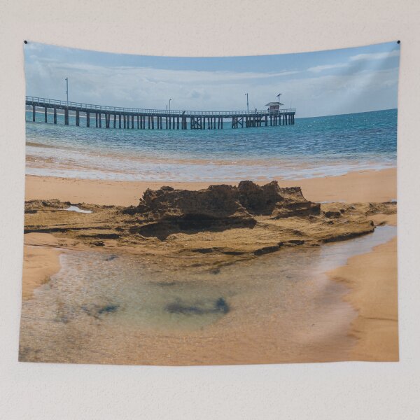 Item preview, Point Lonsdale Jetty on a beautiful sunny day designed and sold by James-Cole.