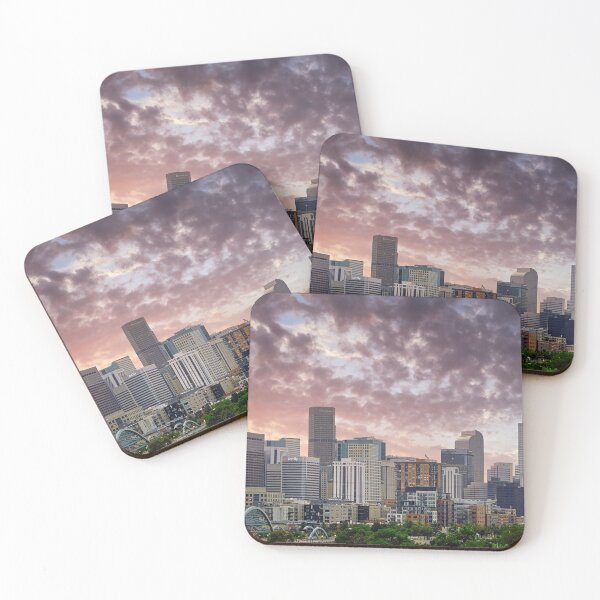Item preview, Downtown Denver Sunrise Panorama designed and sold by Brian Kerls Photography.