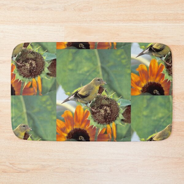 Item preview, Gold Finch on a Sunflower designed and sold by Bill Spengler's Photographic Thoughts.