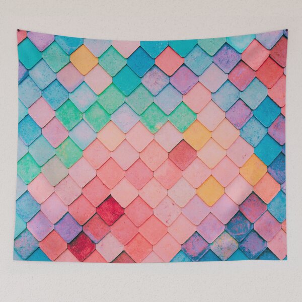 Item preview, Colorful Rainbow Wall designed and sold by RaineLight.