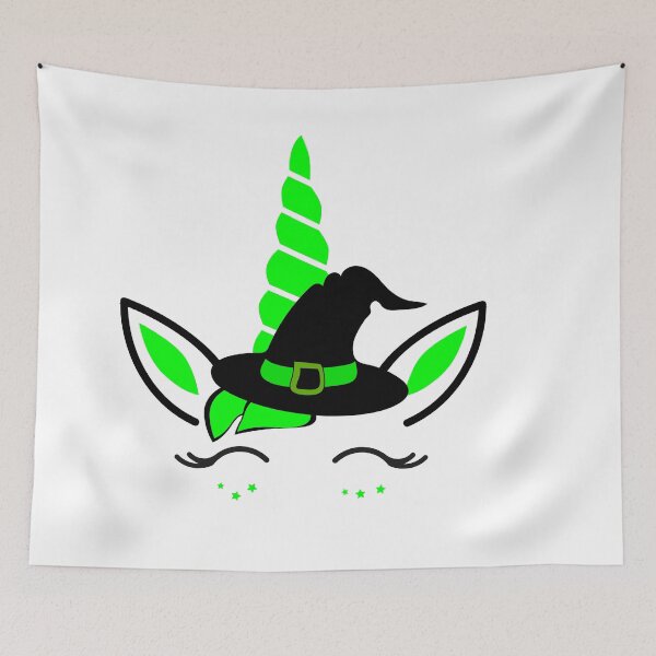 Item preview, CUTE green Halloween unicorn  - men/ women / kids Halloween  designed and sold by Designs Of all kinds.