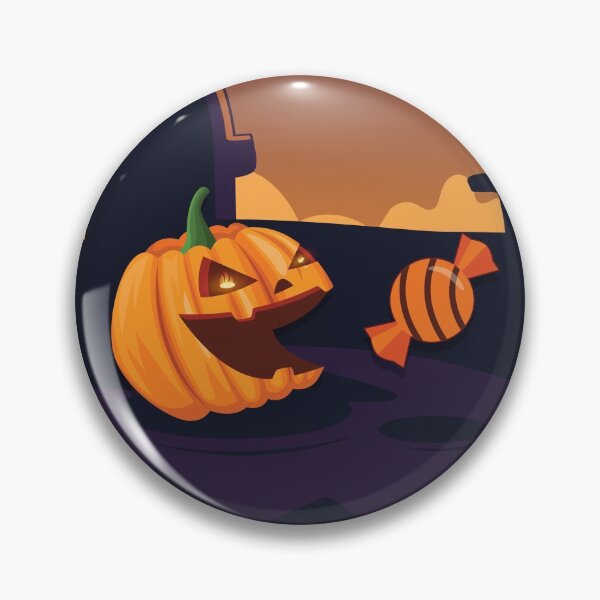 Item preview, Funny pumpkin vibes jack o lantern eating candy on Halloween night designed and sold by yashik.