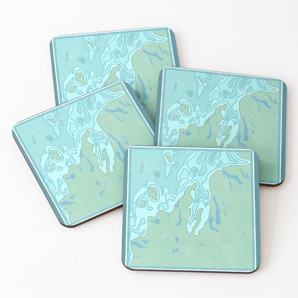 Item preview, Northern Michigan Vintage Map designed and sold by The Water Nerd.