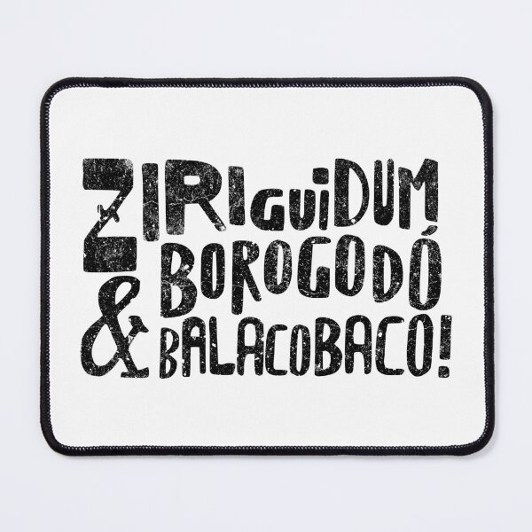 Item preview, Ziriguidum, Borogodó, Balacobaco!! (black) designed and sold by Groenendijk.