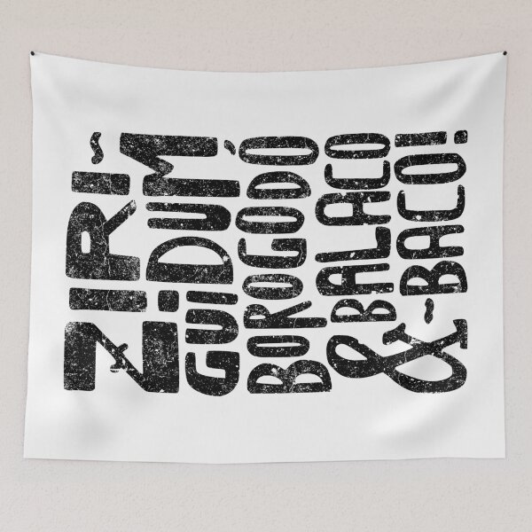Item preview, Ziriguidum, Borogodó, Balacobaco!! (black) designed and sold by Groenendijk.