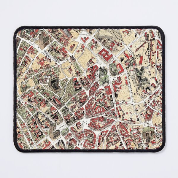 Item preview, 1948 Vintage Map of Braunschweig, Germany designed and sold by Gin Neko.