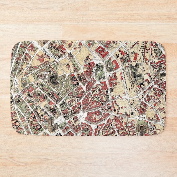 Item preview, 1948 Vintage Map of Braunschweig, Germany designed and sold by Gin  Neko.