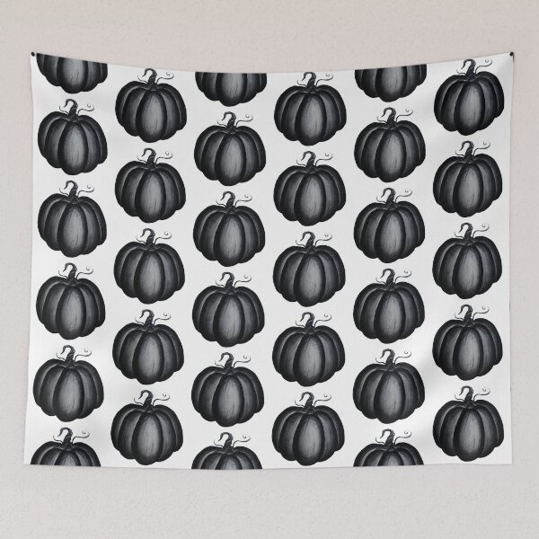 Item preview, Black Watercolor Pumpkin designed and sold by Satinroseb.