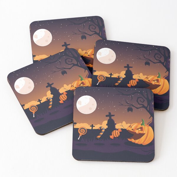 Item preview, Funny pumpkin vibes jack o lantern eating candy on Halloween night designed and sold by yashik.