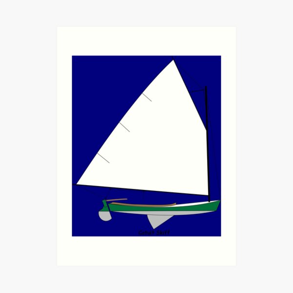 "Cotuit Skiff" Art Print for Sale by CHBB Redbubble