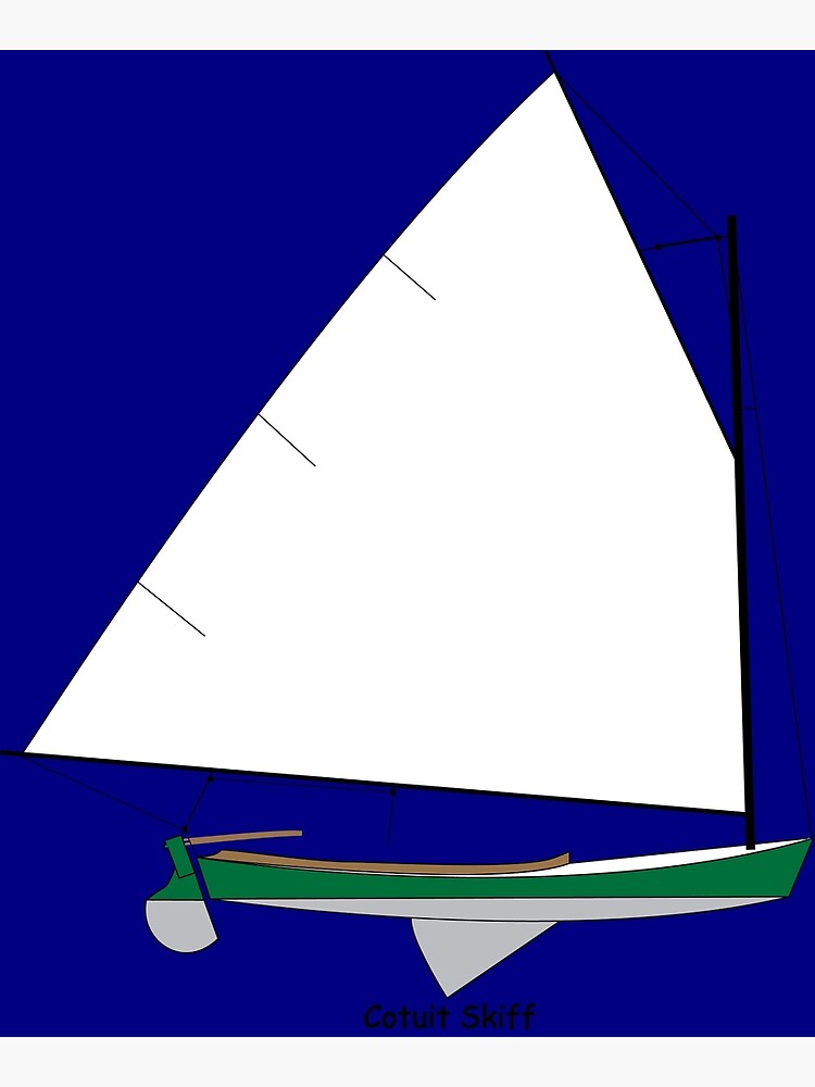 "Cotuit Skiff" Art Print for Sale by CHBB Redbubble