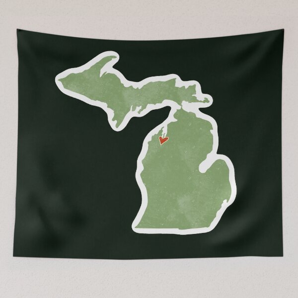 Item preview, Vintage Michigan Traverse City Heart designed and sold by The Water Nerd.